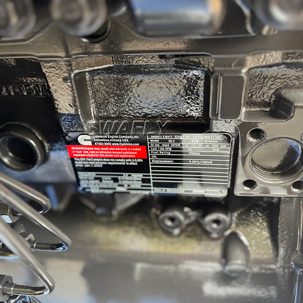 OEM Cummins B3.3T Complete Engine Assembly 72000028