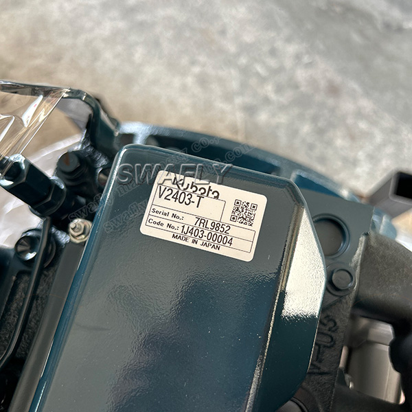 Kubota V2403-M-T-E3B engine 2700RPM 43.3KW