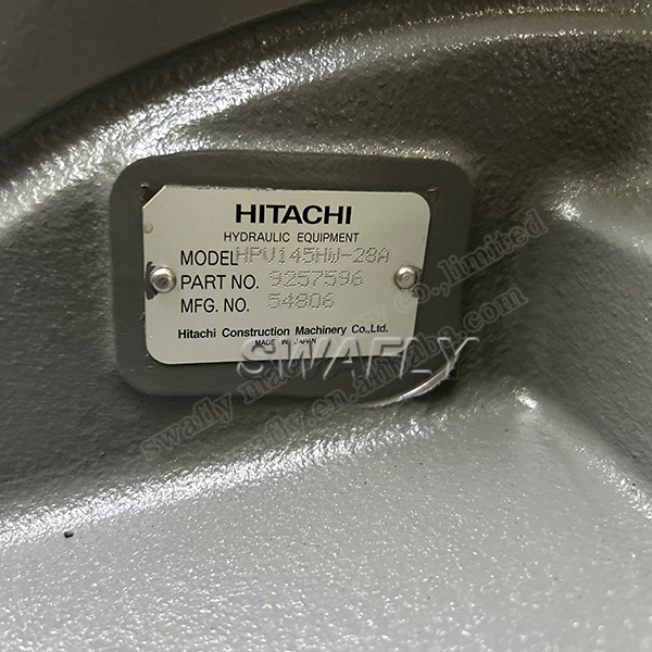 9257596 main hydraulic pump assembly HPV145HW-23A for Hitachi ZX330-3