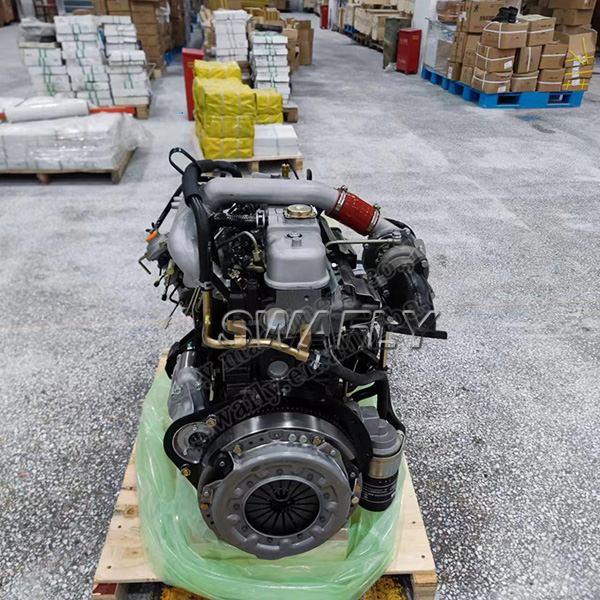 Isuzu 4 Cylinder 4JB1T Complete Engine Assembly