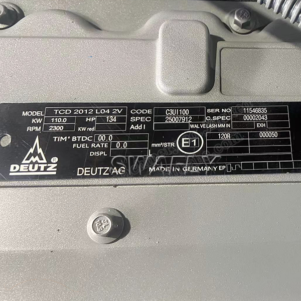 Deutz TCD2012 L04 2v engine