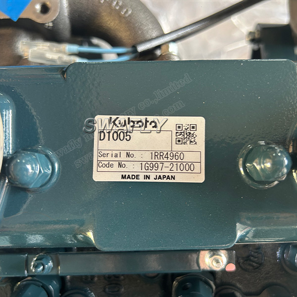 Kubota D1005 engine 3000RPM 17.5KW