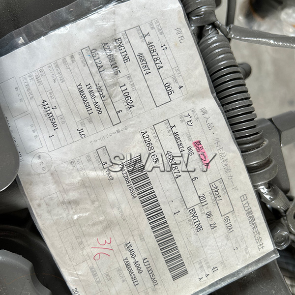 Isuzu 4JJ1XYSA-01 Complete Engine Assembly For ZX160-3 ZX180-3
